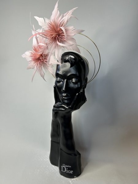 Salmon Feather Headband