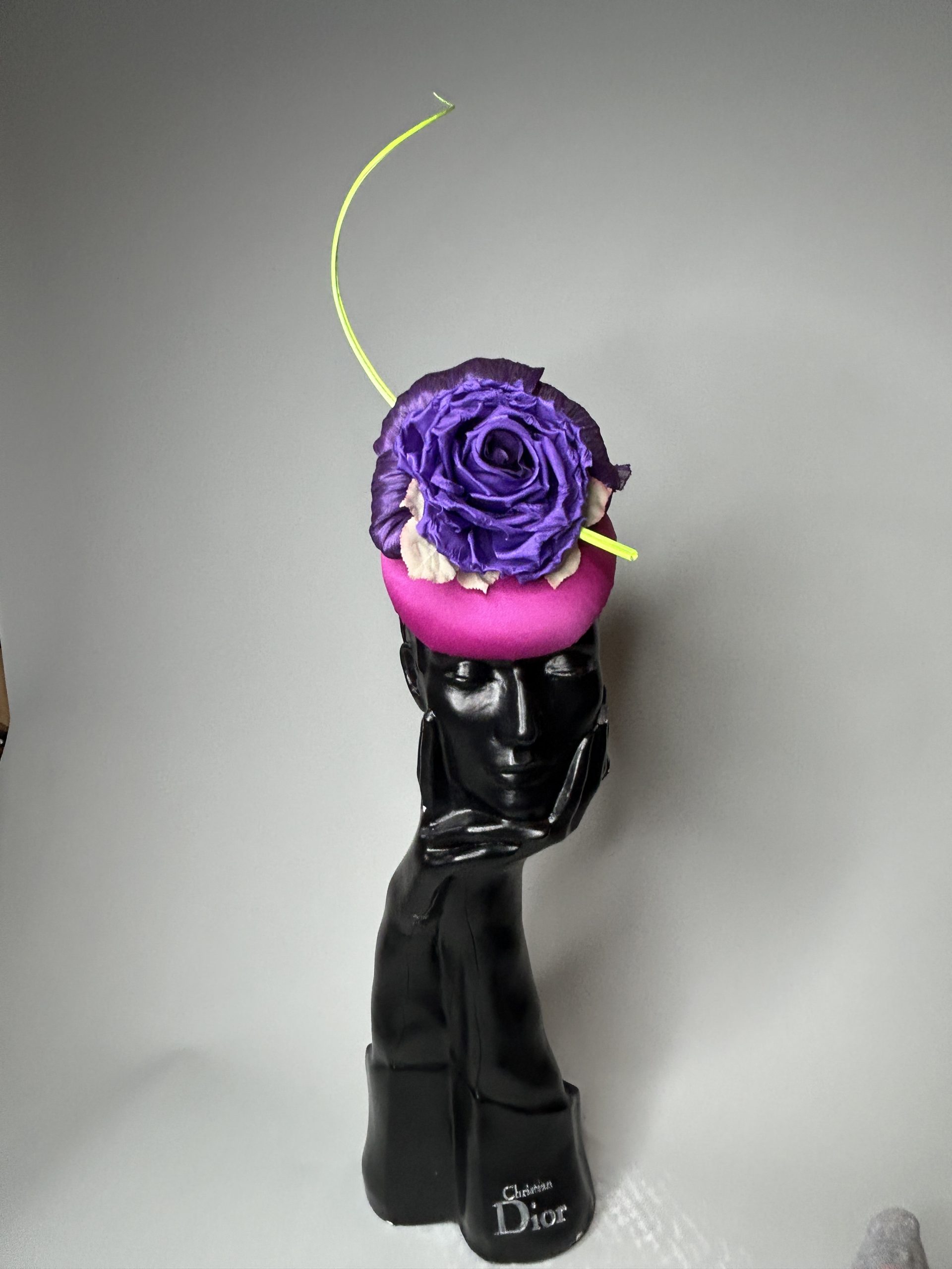Pink/ Purple Rose Button