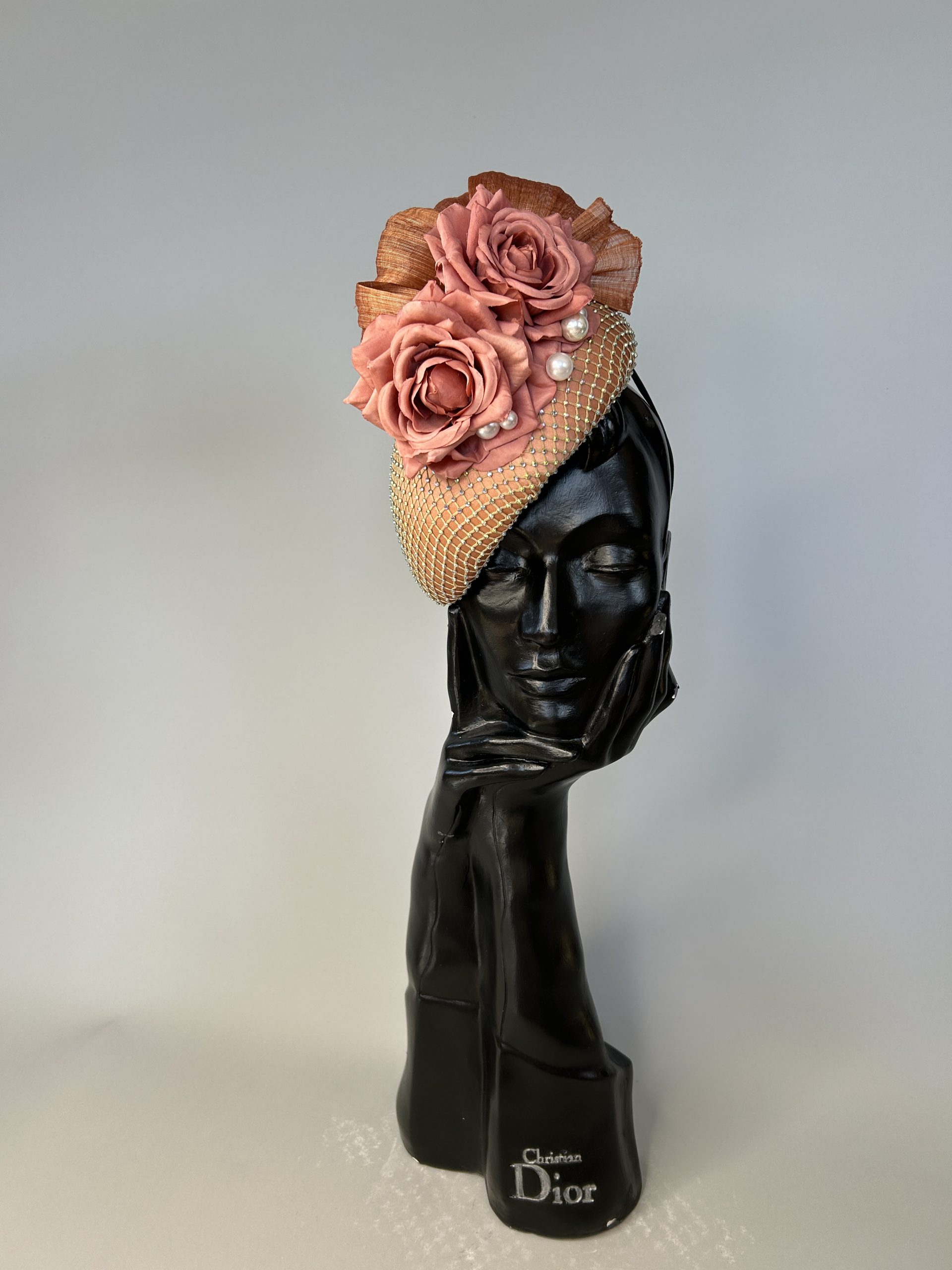 Brown Rose Beret