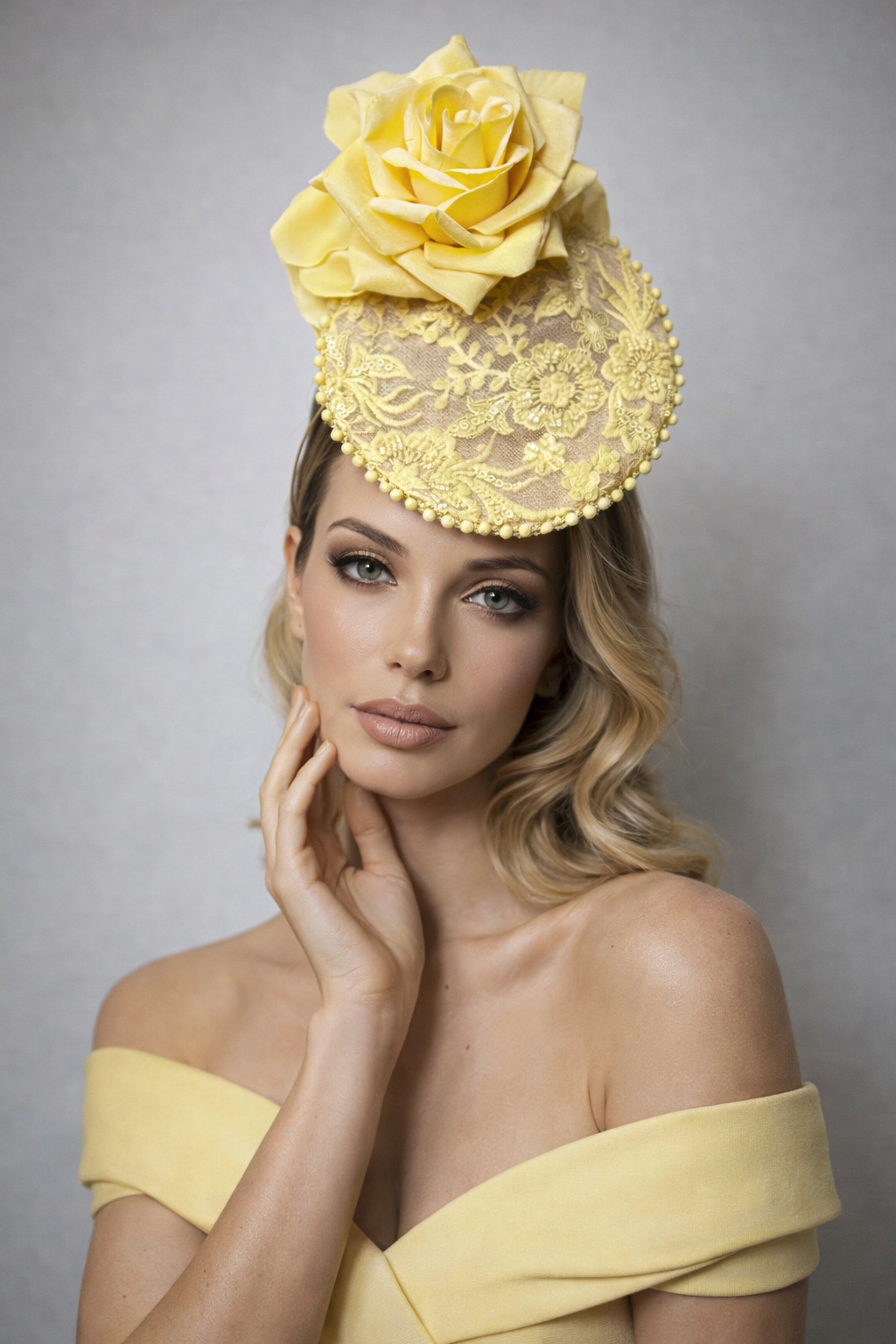 Lemon Lace Saucer