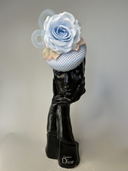 Light Blue Silk Rose