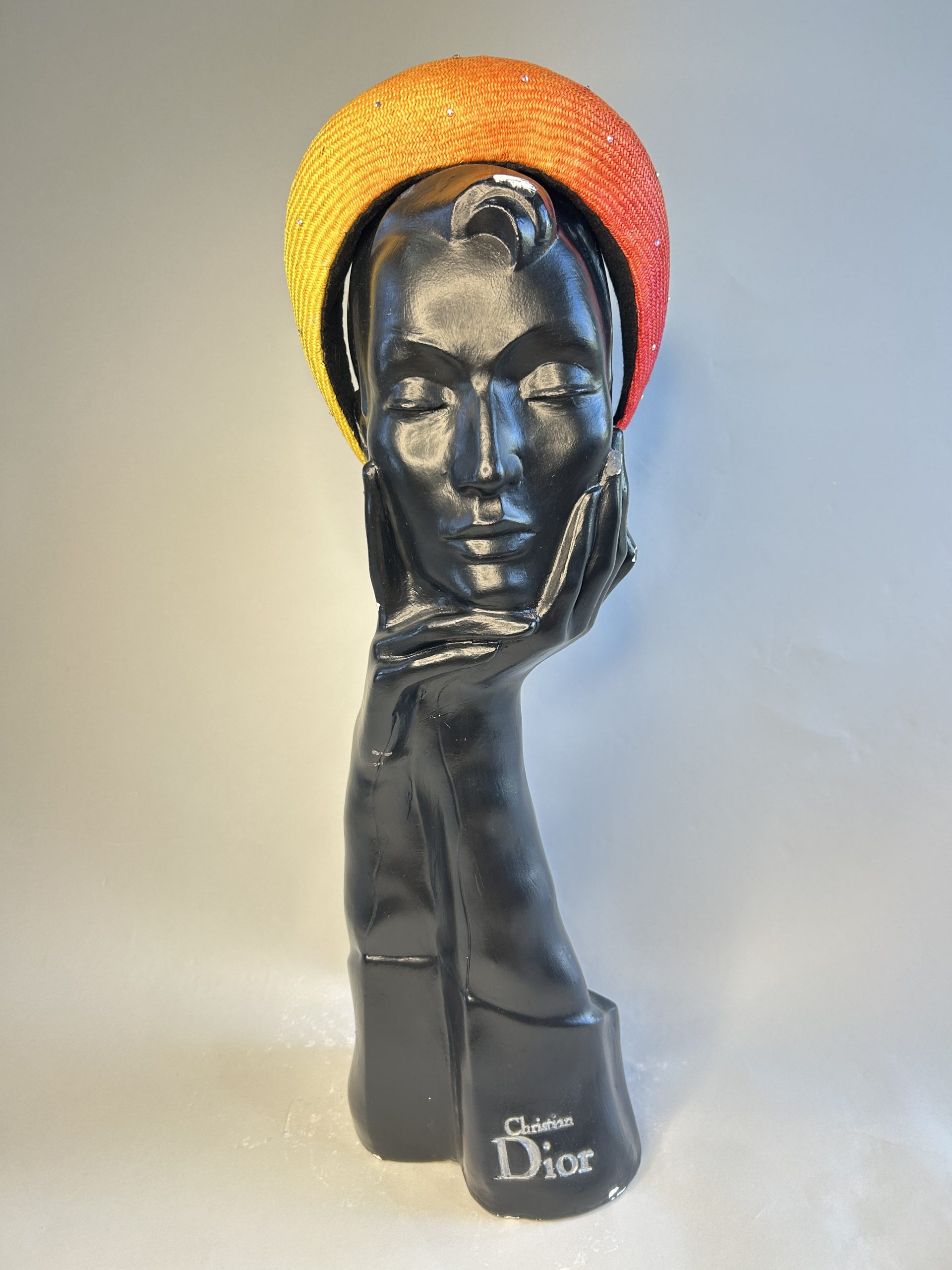 Rainbow straw high rise headband